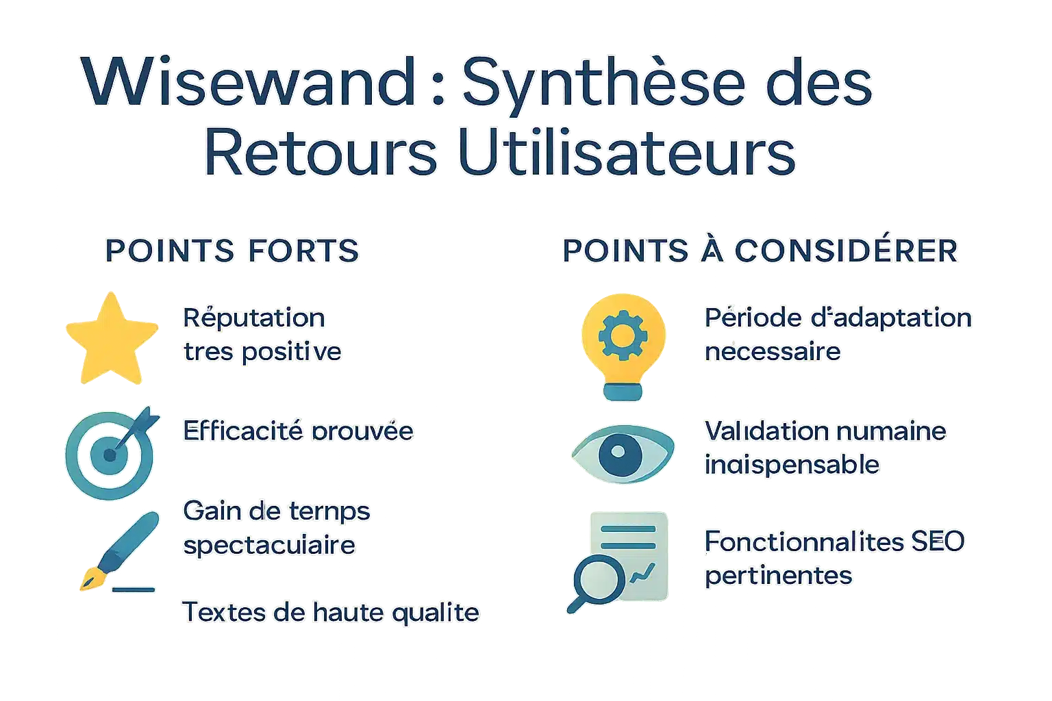 Synthèse des retours utilisateurs sur Wisewand